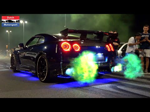 Mental JDM Car Meet! - Street Drifts & Burnouts