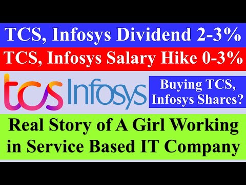 TCS, Infosys SALARY Hike 0-3% but DIVIDEND 2-3% | Invest Salary in Shares? #tcs #infosys #wipro