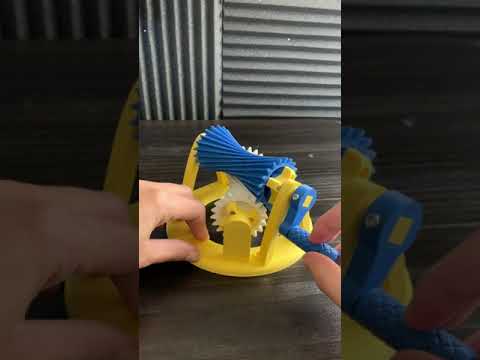 Hyperboloidal Gears - 3D Printed Model