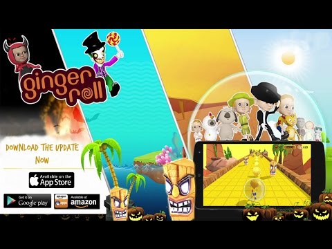 Ginger Roll Mobile Gameplay On IOS / Android #GingerRoll Mobile Onlines Game For Kids