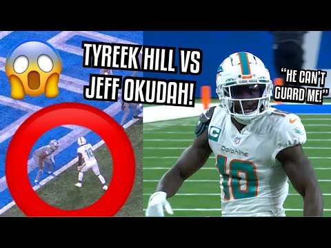 Jeff Okudah Vs Tyreek Hill & Jaylen Waddle 🔥 (WR vs CB) 2022 Dolphins Vs Lions highlights