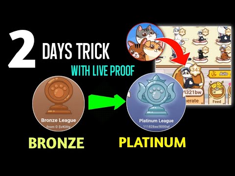 CATIZEN Silver to Platinum in 3 Days🔥| Catizen Unlimited Trick | Catizen Withdrawal #catizen #crypto