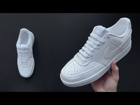 HOW TO BAR LACE NIKE COURT VISION LOW (COOL WAY)