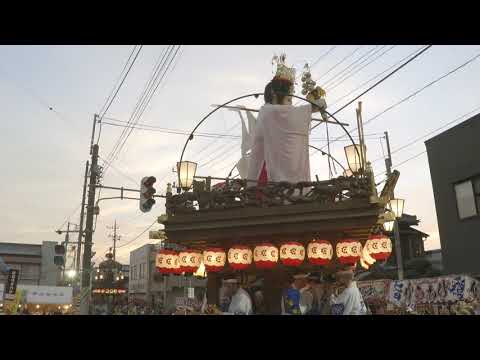 2018八坂神社祇園祭 本川岸区「のの字廻し」（初日）