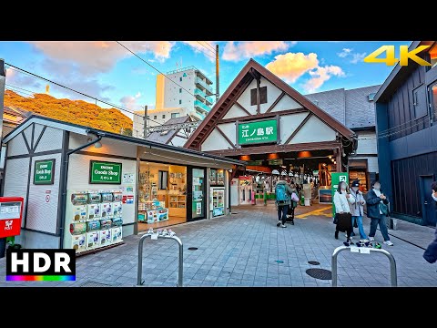 Japan - Kamakura backstreets and sunset walk • 4K HDR