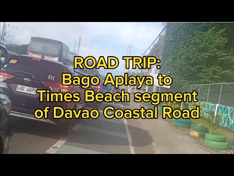 ROAD TRIP: Bago Aplaya to Times Beach Segment of the Davao City Coastal Road (It's now OPEN!)