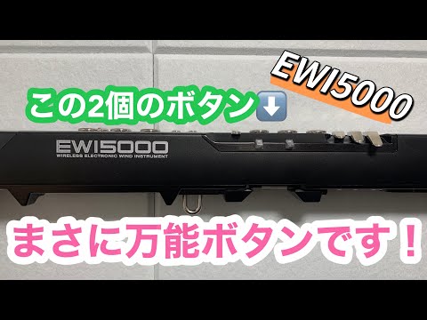 EWI5000の横のボタンの色々な活用方法のご紹介！一歩進んだことをやる為のマジおすすめ動画です！