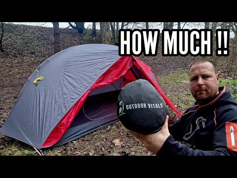 Outdoor vitals dominion 1 person lightweight backpacking tent review.