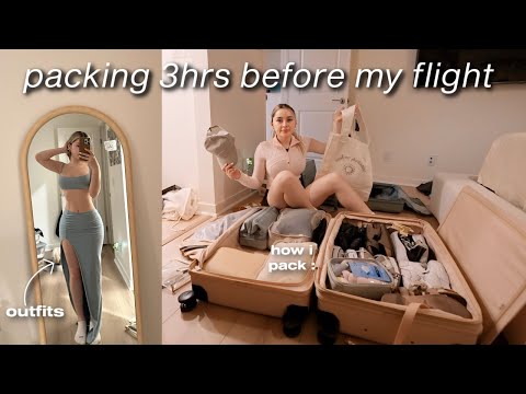 Prepping for my 2 week trip to AUSTRALIA | ootd try on, nails, arms packing