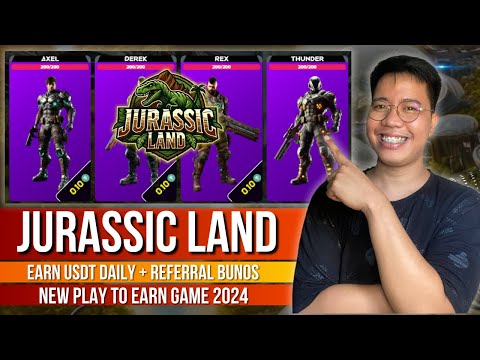 Jurassic Land - Kumikita ako ng Php23 Daily Dito | Stable & Passive Income | New P2E 2024