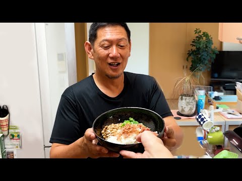 お父さんに最高の昼ごはん振る舞ってみた【親孝行】