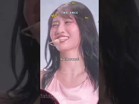 momo laughing at her own misspoken japanese 😂