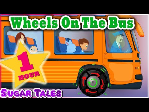 WHEELS ON THE BUS 1hr compilation