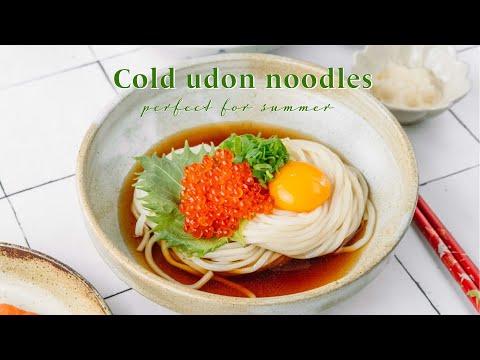 Cold Udon Noodles with Yuzu Dashi | Udon Noodle Recipe | Summer Noodle Recipes