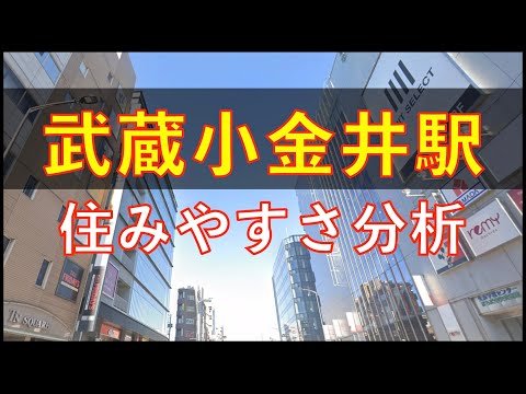 武蔵小金井駅周辺の住みやすさを分析