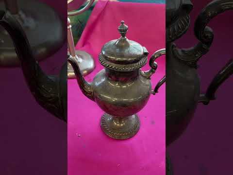 Watch me destroy a silver teapot today!