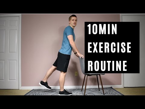 10 Minute Standing Exercise Routine for After  Knee Replacement