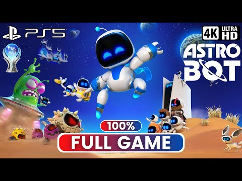 ASTRO BOT | 100% Full Game PLATINUM (PS5 Gameplay 4K 60FPS)