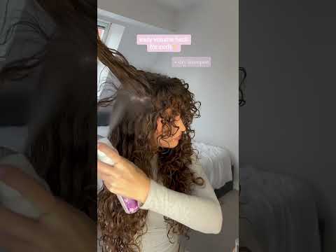 Volume hack for curls! #curlyhair #curlygirl #curlyhairroutine #curly