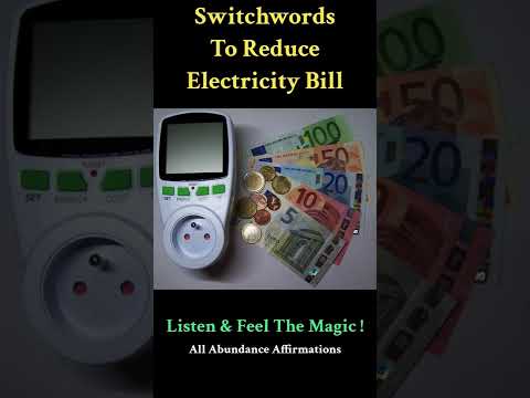 Switchwords To Reduce Electricity Bill ! Magic Has No Logic ! #shorts  #shortvideo #viral #bills ***