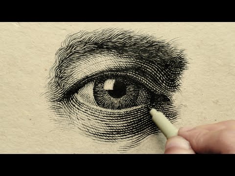 Make Eye Drawing look like Engraving