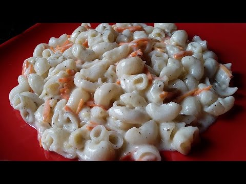 How to make cheesy white sauce pasta 🍝