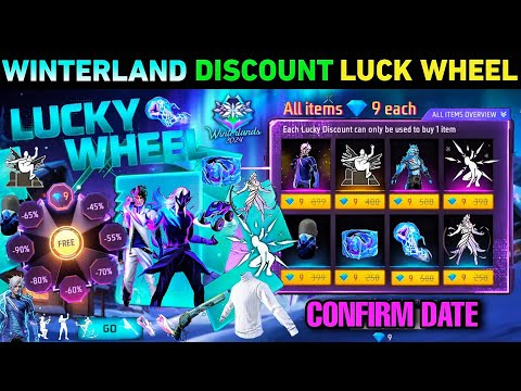 Lucky Wheel Event Free Fire | 9 Diamond Discount Event | Free Fire Lucky wheel | Free fire new event