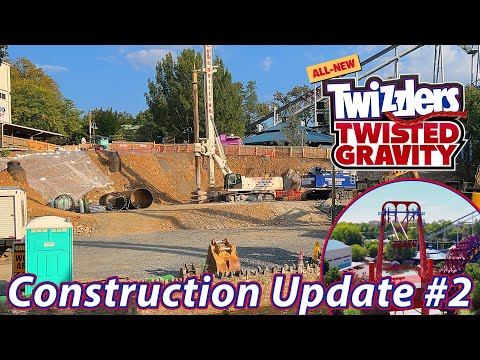 Twizzlers Twisted Gravity | Construction Update #2 | Hersheypark | September 2024