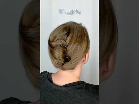 Quick & Secure French Twist using 2x Wave Hair Pins.