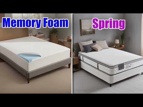 Memory Foam Vs Spring Mattress (Which one is Best?) Best Mattress For Couples 2025