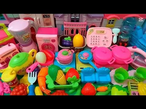 Satisfying Unboxing | Hello kitty Sanrio kitchen set | Asmr tiny toys kitchen set | #asmr 💚