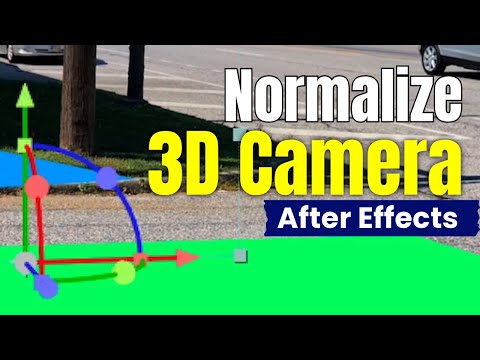 Normalize 3D Camera Track After Effects