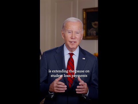 President Biden delivers an update on his student debt relief plan in November 2022.