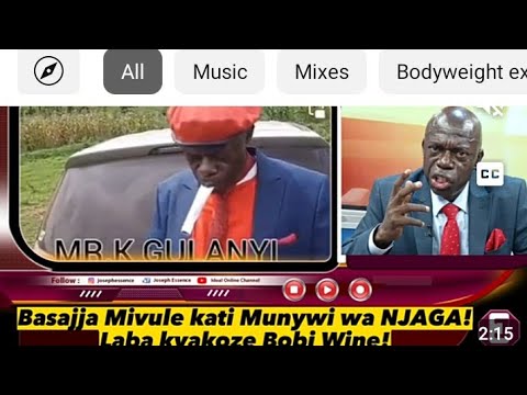 🤣🤣😂😂 Basajja Mivule Teleported to MR kyaguranye Sentamu Bobi Wine