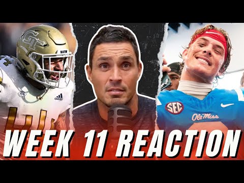 Georgia-Ole Miss, Alabama-LSU, Miami-Georgia Tech and MORE | CFB Week 11 Reaction