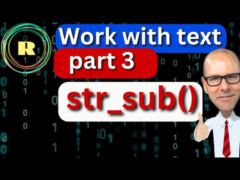 The str_sub() function  |  Text Manipulation with the stringr package in R