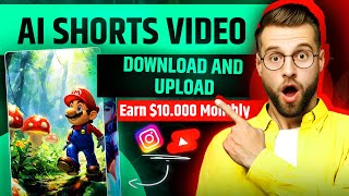 Download And Upload Ai Monetizable Shorts | Ai Shorts Video Generator