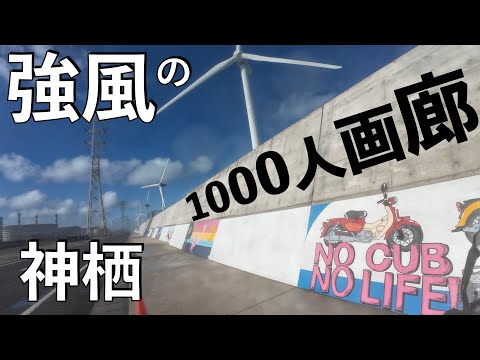 【No.889】強風の神栖 1000人画廊はヤバかった one thousand wall art in Kamisu City Ibaraki