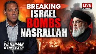 Israel Airstrike Targets Hezbollah's Nasrallah; DESTROYS Hezbollah Beirut HQ |Watchman Newscast LIVE