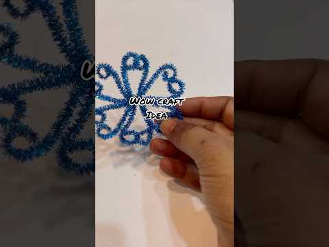 Wow craft idea using pipe cleaner #eady craft# decoration # handmade#happiness # simple# viral