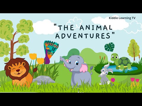 The Animal Adventures | English Stories for Kindergarten| Listening| Short Story for Toddlers