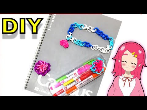 【学校で使える！】チェーンリングメーカーで文房具をかわいくデコってみた！ ♥アンリルちゃんねる♥