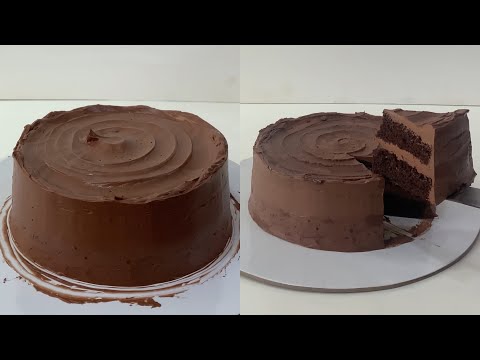 The Ultimate Chocolate Cake Recipe | Moist Chocolate Cake With Chocolate Buttercream Frosting Recipe