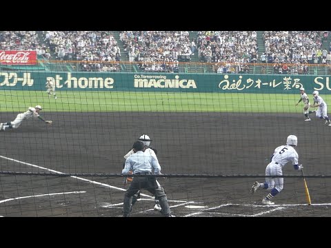 報徳学園 西村大和 ファインプレー!!(健大高崎戦/第96回選抜 決勝戦)