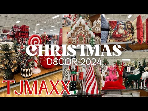 NEW🎄2024 CHRISTMAS DECOR AT T.J.MAXX, CHRISTMAS 2024 DECOR, CHRISTMAS DECOR TRENDS #christmasdecor