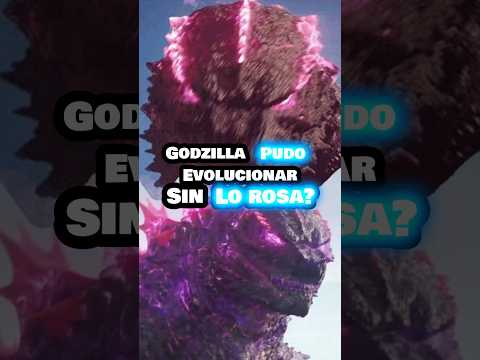 GODZILLA podía evolucionar sin lo rosa? #godzilla #monsterverse #godzillaxkongthenewempire #shorts