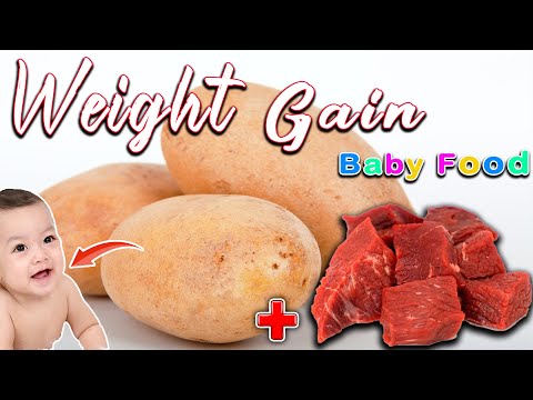 Baby Food || Weight Gain Baby food Recipe || Potato Beef Puree || How to Introduce Meat to Babies