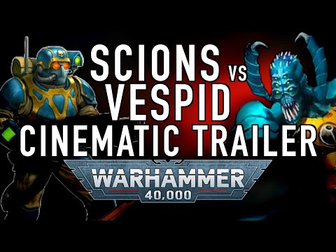 New Vespids VS Tempestus Scions Warhammer 40K Cinematic Trailer 2024