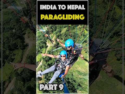 #09 Nepal Travel | Paragliding in Pokhara Nepal #indiatonepal #paragliding #shorts