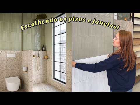 ESCOLHENDO PISOS E JANELAS! | Diário da Obra #4 🏠🧱🔑